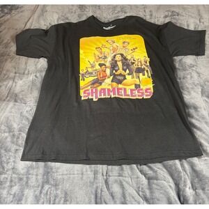 Shameless TV Show Graphic Black‎ T-Shirt Mens XL/XLT Comedy Drama Series